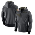 NE.Patriots ## Patriots Blank Player Gray Salute to Service Hoodies Limited Game Gdoa Stitched Jerseys