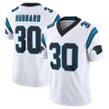 C.Panthers #30 Chuba Hubbard Player White Vapor F.U.S.E. Limited Home Game Gdoa Stitched Jerseys