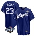 LA.Dodgers #23 Kyle Tucker Player Royal World Series Game Fdoa Stitched Jerseys