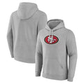 SF.49ers ## 49ers Blank Player Gray LOGO Pullover Hoodies Home Game Gdoa Stitched Jerseys