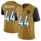 J.Jaguars #44 Travon Walker Player Gold Vapor Limited Home Game Gdoa Stitched Jerseys