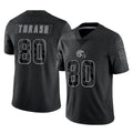 C.Browns #80 Jamari Thrash Player Black Reflective Home Game Gdoa Stitched Jerseys
