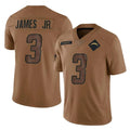 LA.Chargers #3 Derwin James Jr. Player Brown Salute To Service Limited Gdoa Stitched Jerseys