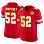 KC.Chiefs #52 Creed Humphrey Player Red Limited Vapor F.U.S.E. Home Game Gdoa Stitched Jerseys
