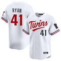 M.Twins #41 Joe Ryan Player White Home Limited Fdoa Stitched Jerseys