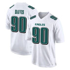P.Eagles #90 Jordan Davis Player White Tundra Fashion Home Game Gdoa Stitched Jerseys