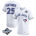 T.Blue Jays #25 Anthony Santander Player White 2025 World Series Elite Limited Home Fdoa Stitched Jerseys