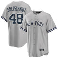 NY.Yankees #48 Paul Goldschmidt Player Gray Road Game Fdoa Stitched Jerseys