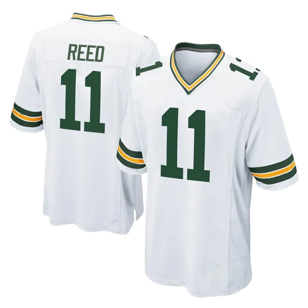 GB.Packers #11 Jayden Reed Player White Home Game Gdoa Stitched Jerseys