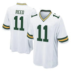 GB.Packers #11 Jayden Reed Player White Home Game Gdoa Stitched Jerseys