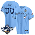 T.Blue Jays #30 Alejandro Kirk Player Blue 2025 World Series Limited Fdoa Stitched Jerseys