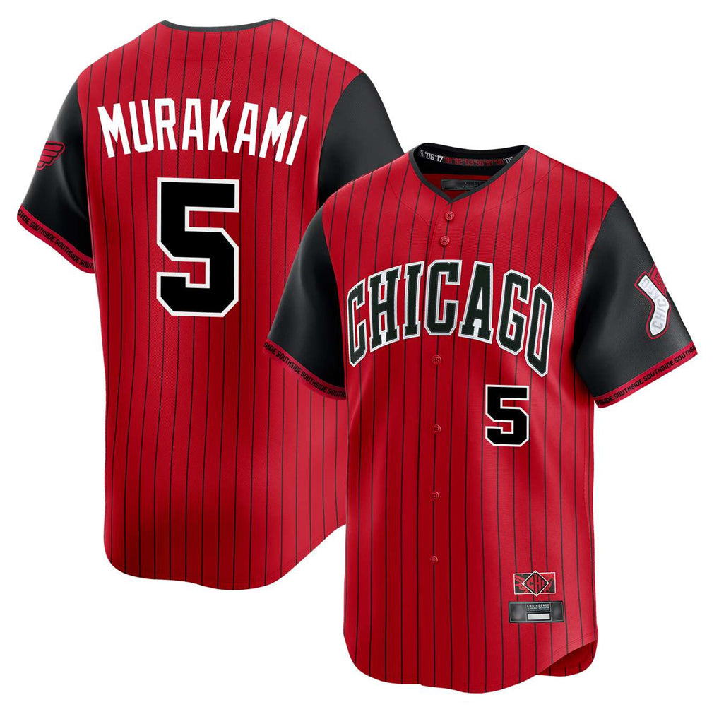 C.White Sox #5 Munetaka Murakami Player Red City Connect Limited Home Gdoa Stitched Jerseys