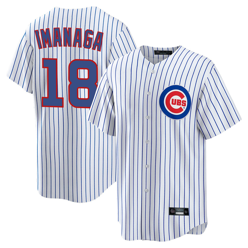 C.Cubs #18 Shota Imanaga Player White Game Home Gdoa Stitched Jerseys