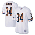 C.Bears #34 Walter Payton Player White 1985 Walter Payton Mitchell & Ness Throwback Retired Gdoa Stitched Jerseys