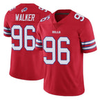 B.Bills #96 Deone Walker Player Red Vapor Untouchable Limited Gdoa Stitched Jerseys