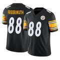 P.Steelers #88 Pat Freiermuth Player Black Limited Vapor F.U.S.E. Home Game Gdoa Stitched Jerseys