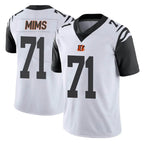 C.Bengals #71 Amarius Mims Player White Color Rush Vapor Untouchable Limted Home Game Gdoa Stitched Jerseys