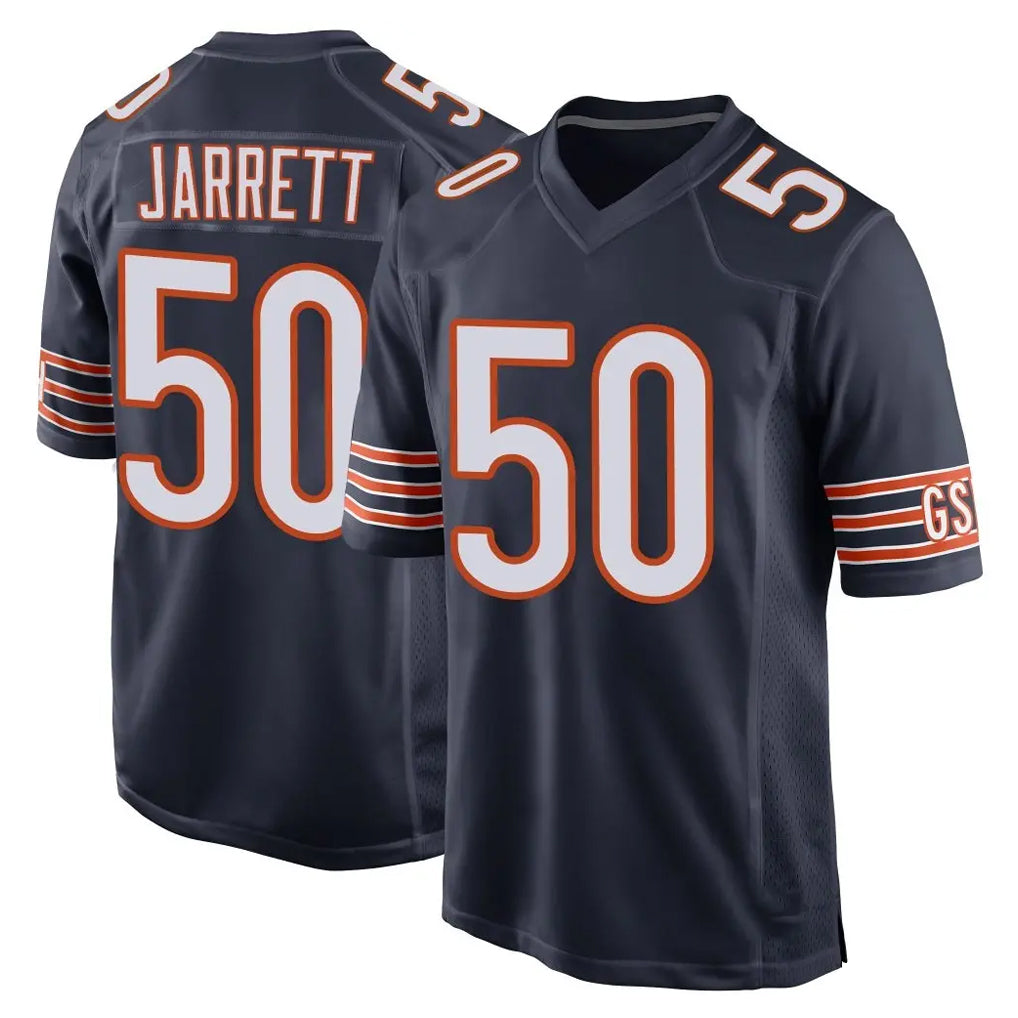 C.Bears #50 Grady Jarrett Player Navy Home Game Gdoa Stitched Jerseys