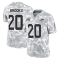 M.Dolphins #20 Jordyn Brooks Player Arctic Camo Salute To Service Limited Game Gdoa Stitched Jerseys