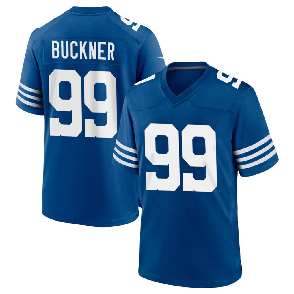 IN.Colts #99 DeForest Buckner Player Royal Limited Home Game Gdoa Stitched Jerseys