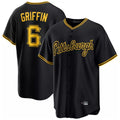P.Pirates #6 Konnor Griffin Player Black Alt Home Game Fdoa Stitched Jerseys