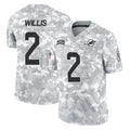 M.Dolphins #2 Malik Willis Player Arctic Camo Salute To Service Limited Game Gdoa Stitched Jerseys