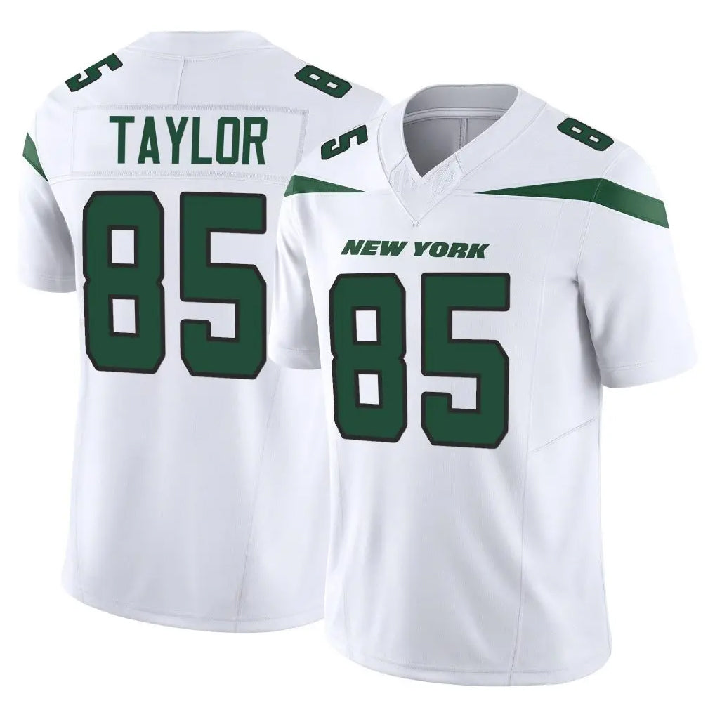 NY.Jets #85 Mason Taylor Player White Limited Vapor F.U.S.E. Home Game Gdoa Stitched Jerseys