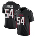 A.Falcons #54 Brandon Dorlus Player Black Vapor Untouchable Limited Home Game Gdoa Stitched Jerseys