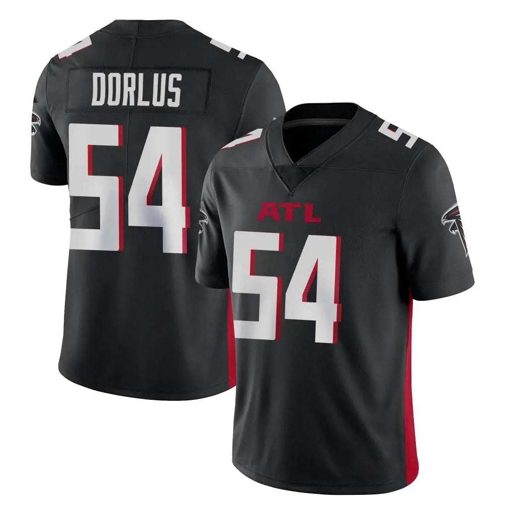 A.Falcons #54 Brandon Dorlus Player Black Vapor Untouchable Limited Home Game Gdoa Stitched Jerseys