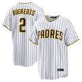 S.Diego Padres #2 Xander Bogaerts Player White Home Limited Game Fdoa Stitched Jerseys