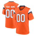 Custom D.Broncos Orange Home Game Any Name & Numbers Gdoa Stitched Jerseys
