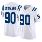 IN.Colts #90 Grover Stewart Player White Limited Vapor F.U.S.E. Home Game Gdoa Stitched Jerseys