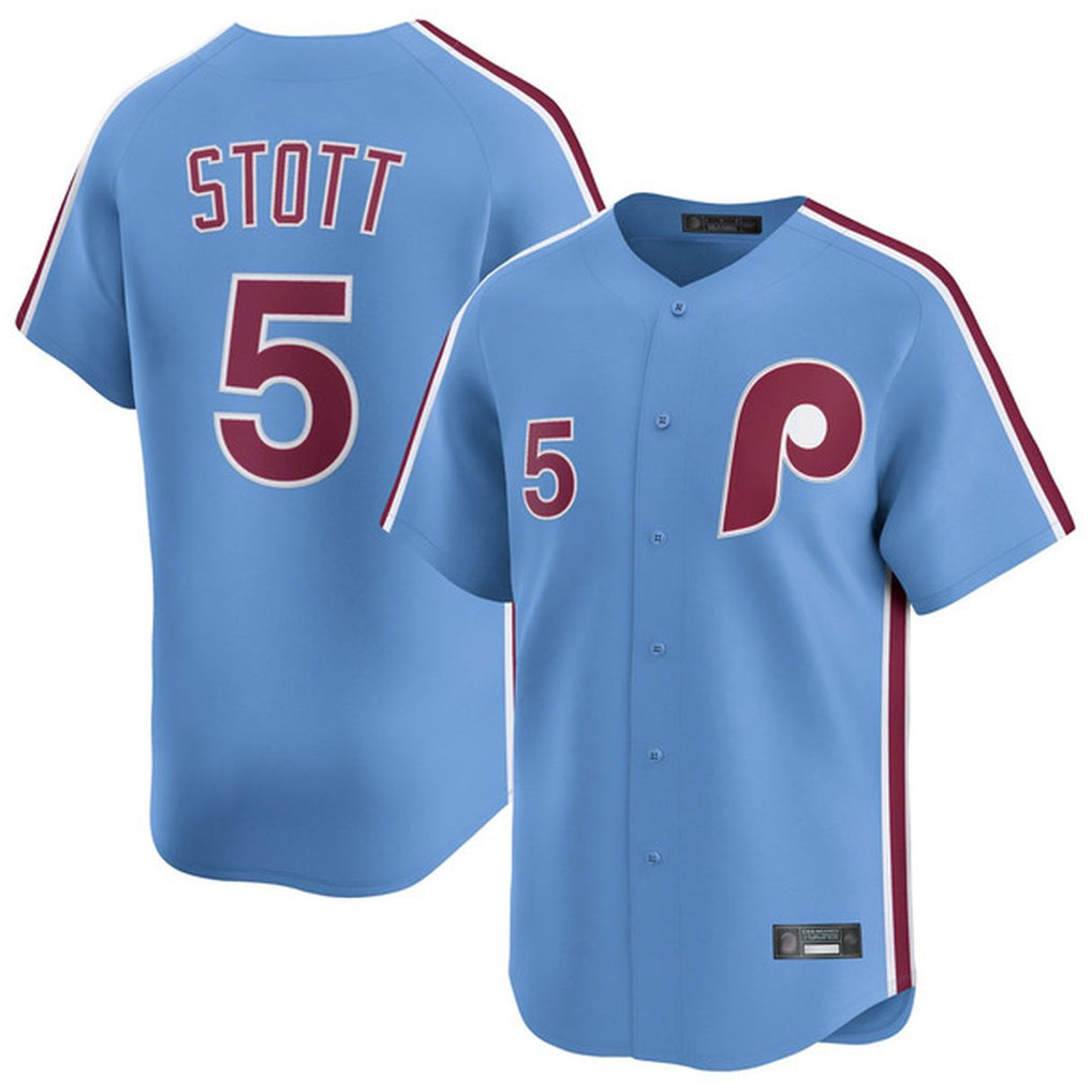 P.Phillies #5 Bryson Stott Player Light Blue Home Limited Fdoa Stitched Jerseys