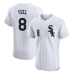 C.White Sox #8 Kyle Teel Player White Stripe Limited Elite Home Gdoa Stitched Jerseys