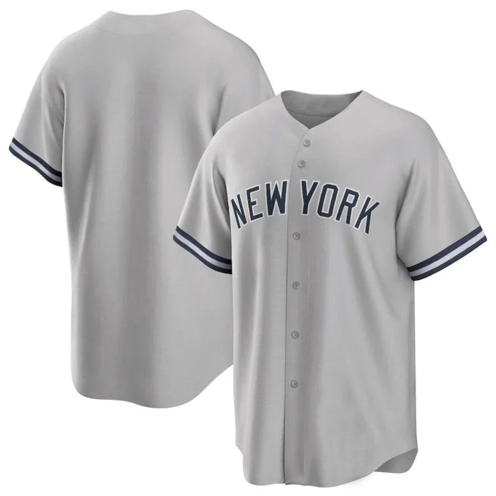 NY.Yankees ## Yankees Blank Player Gray Road Game Fdoa Stitched Jerseys