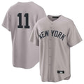 NY.Yankees #11 Anthony Volpe Player Gray Game Home Fdoa Stitched Jerseys