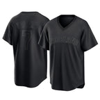 C.Guardians #7 George Valera Player Black T-shirt Home Game Gdoa Stitched Jerseys