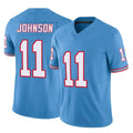 T.Titans #11 Jermaine Johnson II Player Light Blue Limited Vapor F.U.S.E. Home Game Gdoa Stitched Jerseys