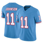 T.Titans #11 Jermaine Johnson II Player Light Blue Limited Vapor F.U.S.E. Home Game Gdoa Stitched Jerseys