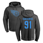 T.Titans #91 John Franklin-Myers Player Ash One Color Pullover Hoodies Home Game Gdoa Stitched Jerseys