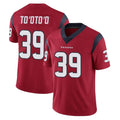 H.Texans #39 Henry To'oTo'o Player Red Limited Vapor Untouchable Home Game Gdoa Stitched Jerseys