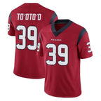 H.Texans #39 Henry To'oTo'o Player Red Limited Vapor Untouchable Home Game Gdoa Stitched Jerseys