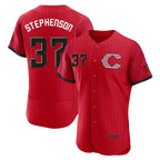 C.Reds #37 Tyler Stephenson Player Red 2026 City Connect Limited Elite Home Gdoa Stitched Jerseys