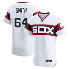 C.White Sox #64 Shane Smith Player White T-shirt Limited Elite Home Gdoa Stitched Jerseys