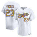 LA.Dodgers #23 Kyle Tucker Player Gold Collection Limited Home Fdoa Stitched Jerseys