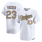 LA.Dodgers #23 Kyle Tucker Player Gold Collection Limited Home Fdoa Stitched Jerseys