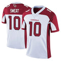 A.Cardinals #10 Josh Sweat Player White Vapor Limited Home Game Gdoa Stitched Jerseys