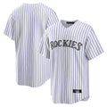 C.Rockies ## Rockies Blank Player White Game Home Gdoa Stitched Jerseys