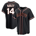 SF.Giants #14 Patrick Bailey Player Black Fashion Out Home Limited Fdoa Stitched Jerseys