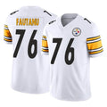 P.Steelers #76 Troy Fautanu Player White Limited Vapor F.U.S.E. Home Game Gdoa Stitched Jerseys